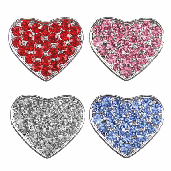 Slide Heart Charm 5/pk - Original