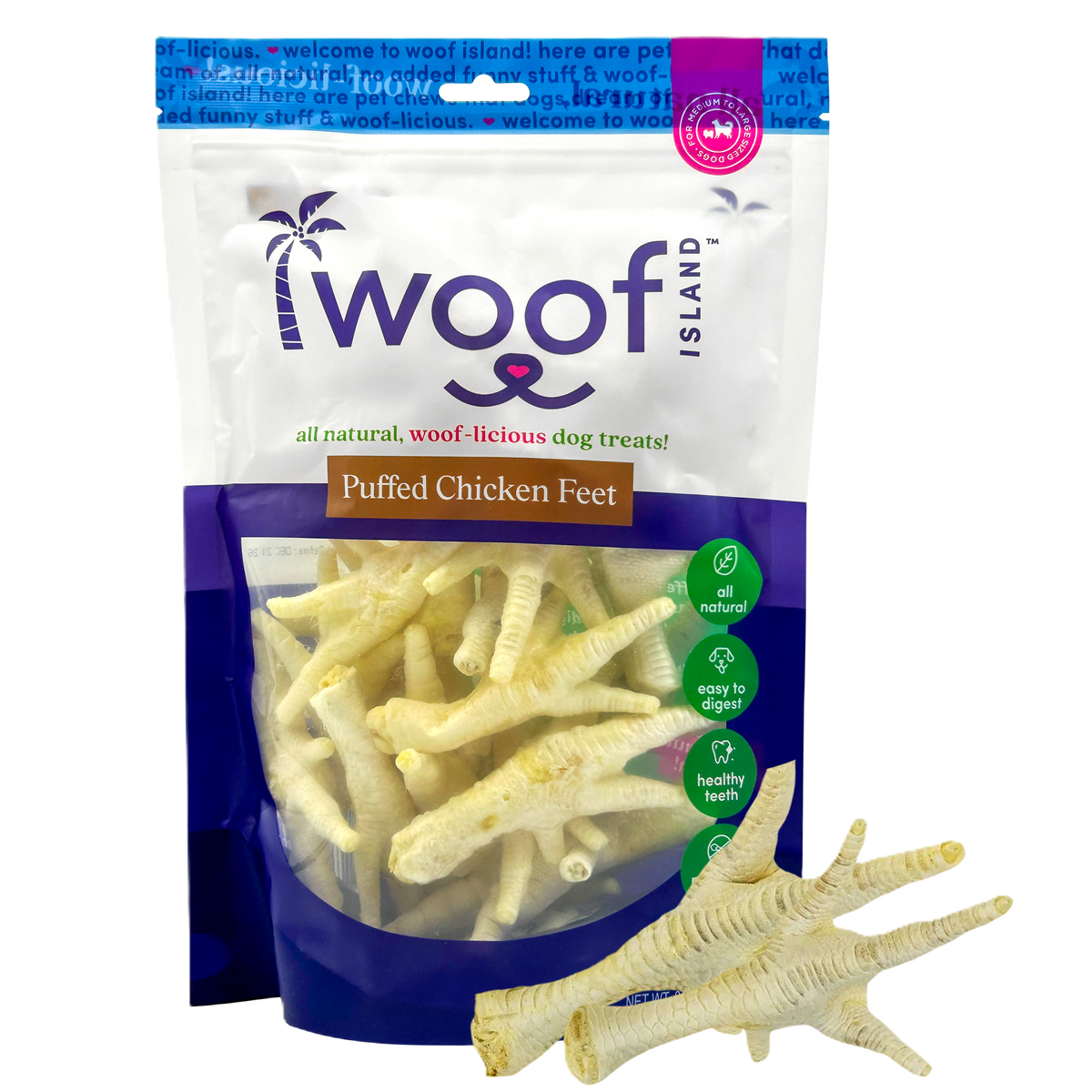 Puffed Chicken Feet (20 Pack)