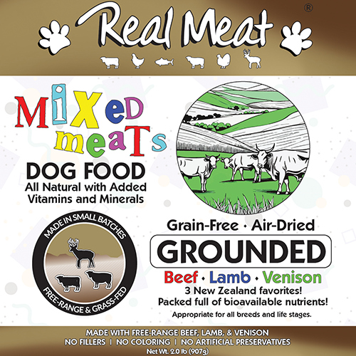 Real Meat Air Dried Mixed Meat Grounded Dog Food