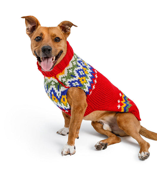 Holiday Fairisle Dog Sweater