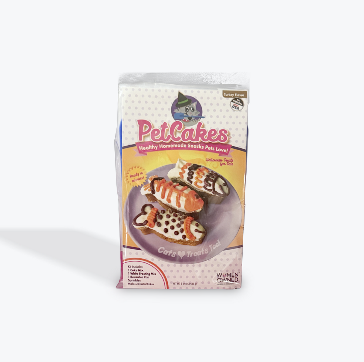 PetCakes Cat Halloween Kit - Turkey flavor (PHC-TK)