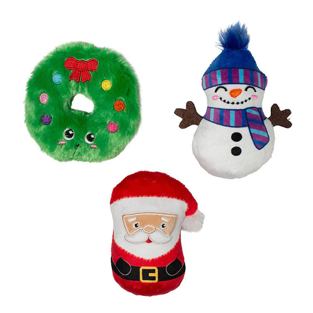 Holiday Collection - 3 PIECES SMALL DOG TOY SET