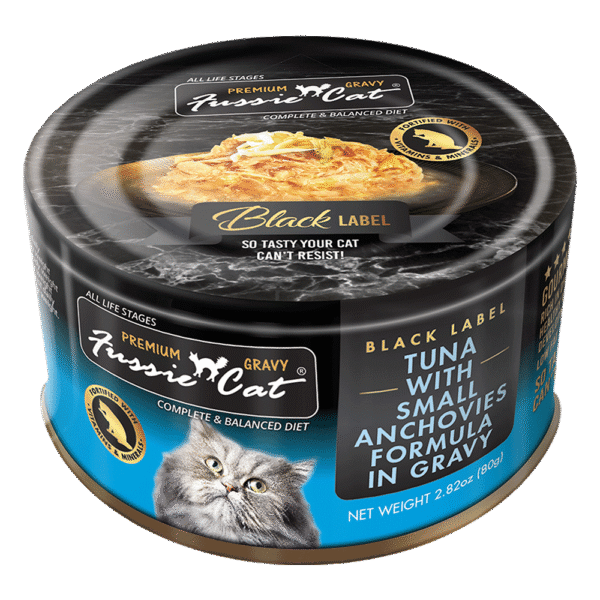 Fussie Cat Tuna with Small Anchovies in Gravy