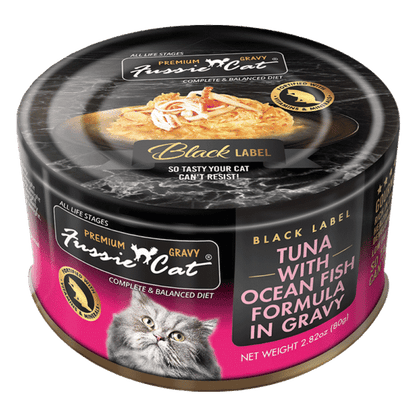 Fussie Cat Tuna with Ocean Fish in Gravy