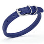 Soft Leather Round Dog Collar