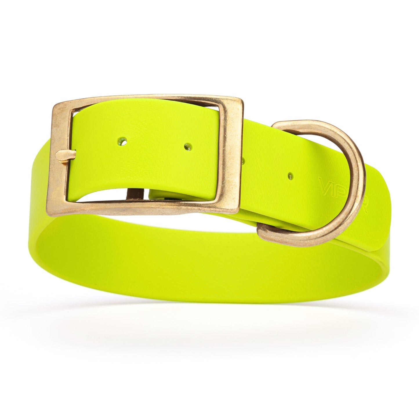 Viper Biothane Waterproof Collar - Brass Hardware - Size XXL, 1.5 in Wide (24 to 28 inches)