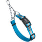 Reflective Biothane Martingale Dog Collar with Quick Release Buckle