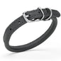 Soft Leather Round Dog Collar