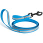 Reflective Biothane Dog Leash with Black Hardware