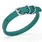 Soft Leather Round Dog Collar
