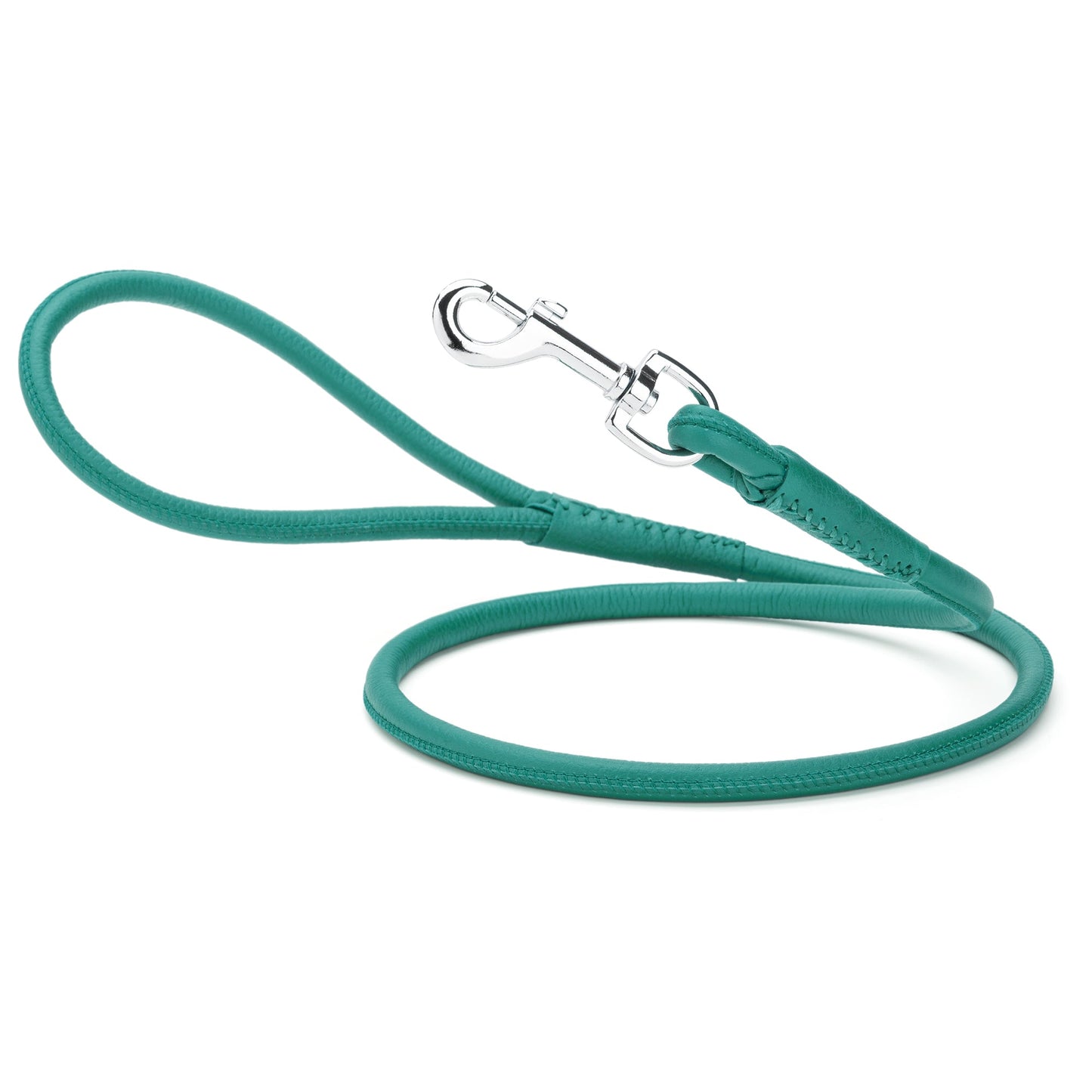 Soft Leather Round Dog Lead