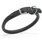 Soft Leather Round Dog Collar