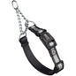 Reflective Biothane Martingale Dog Collar with Quick Release Buckle