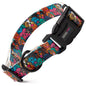 Dogline Biothane Printed Dog Collar with Quick Release Buckle