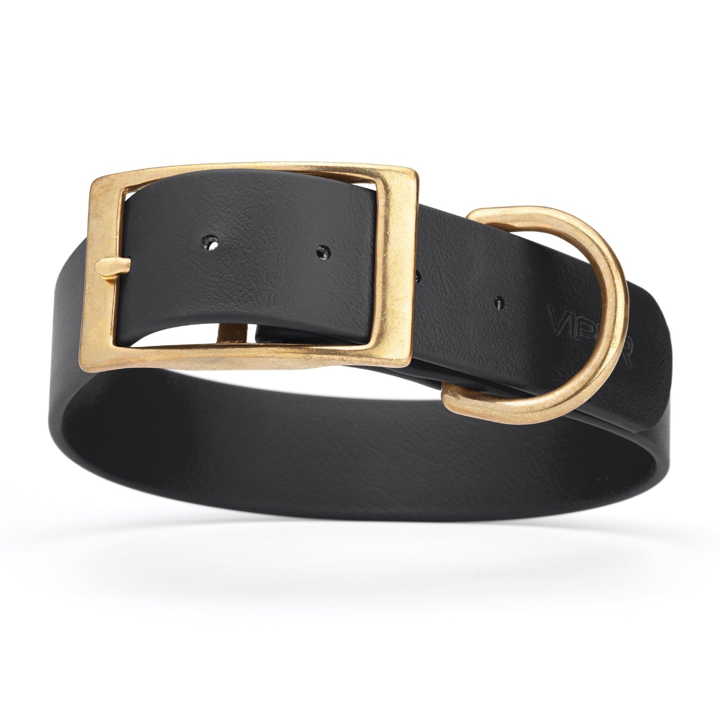 Viper Biothane Waterproof Collar - Brass Hardware - Size L, 1.5 in Wide (16 to 20 inches)