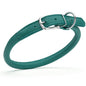 Soft Leather Round Dog Collar