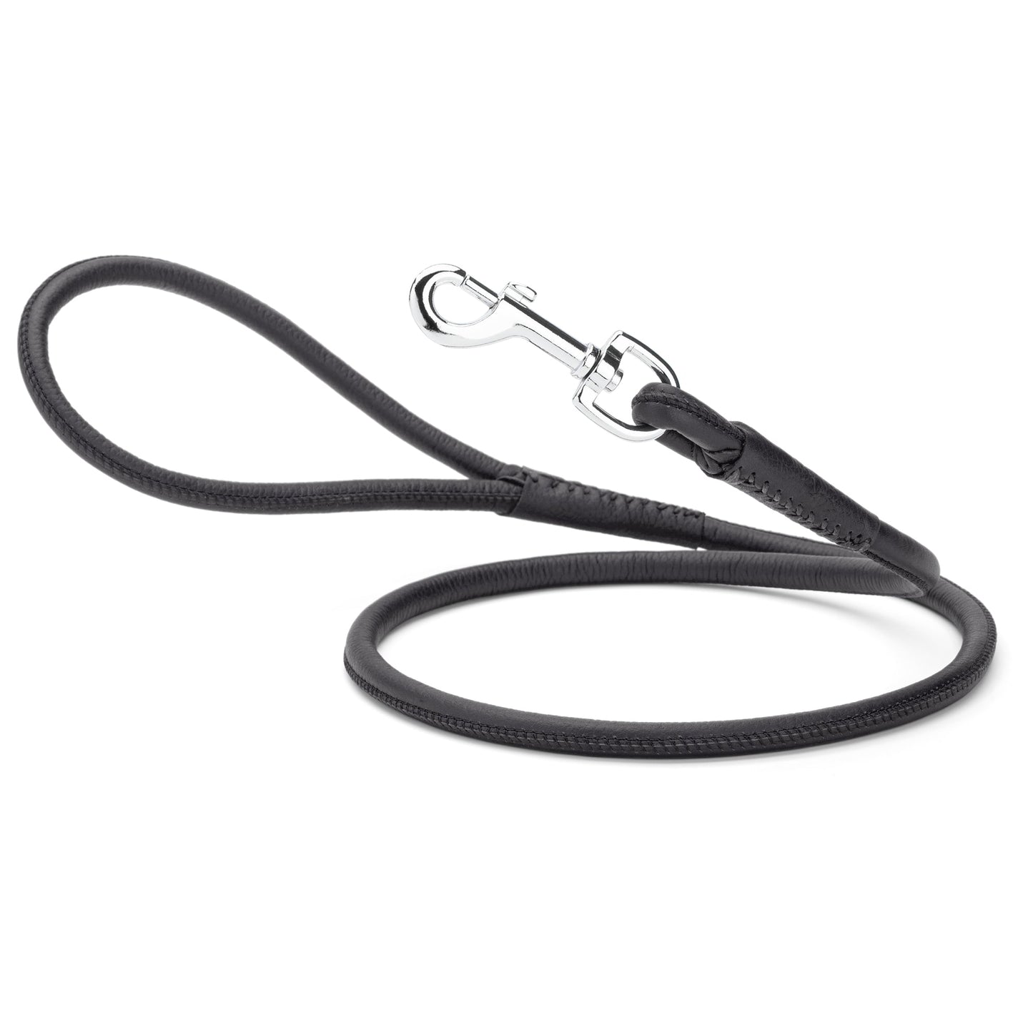 Soft Leather Round Dog Lead