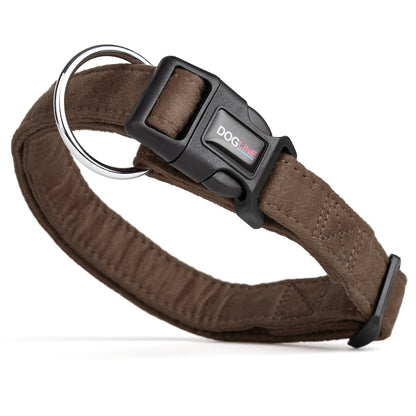 Comfort Microfiber Flat Dog Collar