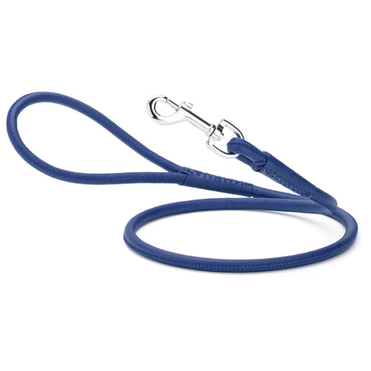 Soft Leather Round Dog Lead