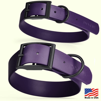 Biothane Waterproof Dog Collar - L (18 to 22 inches)