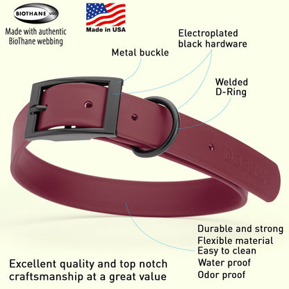 Biothane Waterproof Collar - XL (22 to 25 inches)