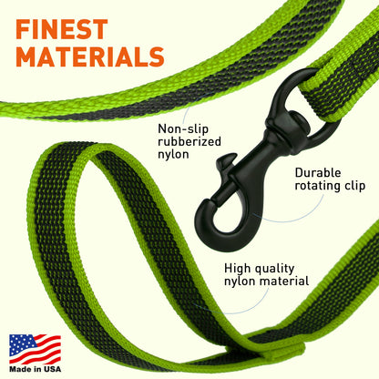 Rubber Infused Nylon Dog Leash