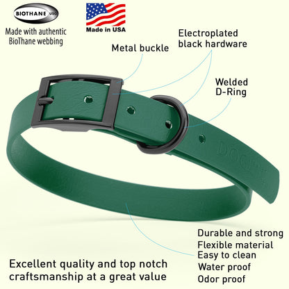 Biothane Waterproof Dog Collar - M (15 to 18 inches)