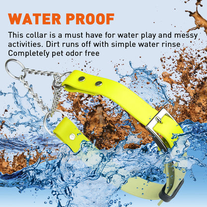 Biothane Adjustable Martingale Dog Collar with Metal Buckle