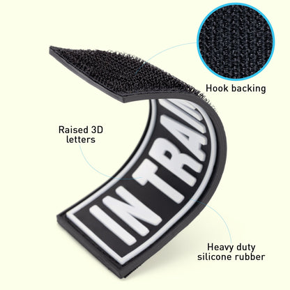 Dogline 3D Rubber In Training Removable Accessories for Dog Harness and Vest