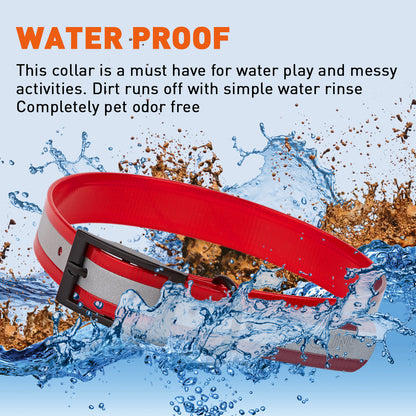 Biothane Translucent Reflective Dog Collar