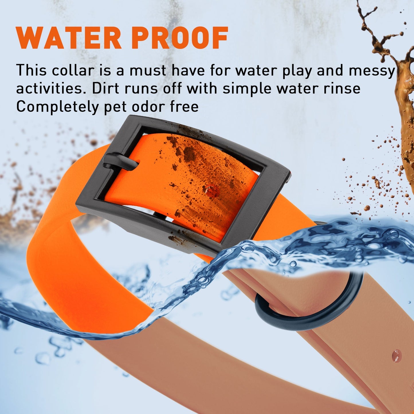 Biothane Waterproof Collar - XL (22 to 25 inches)