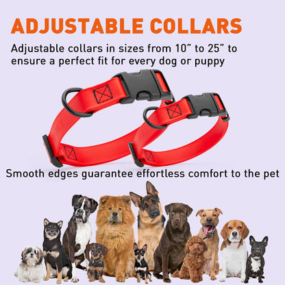 Dogline Biothane Waterproof Dog Collar with Quick Release Buckle