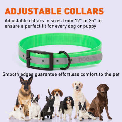 Biothane Translucent Reflective Dog Collar