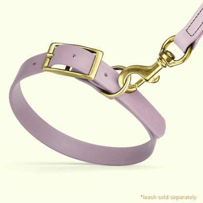 Viper Biothane Waterproof Collar - Brass Hardware - Size XL, Wide (20 to 24 inches)