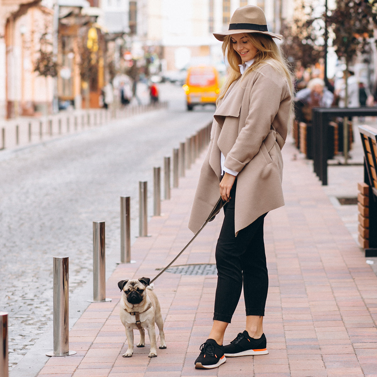 Soft Leather Round Dog Lead