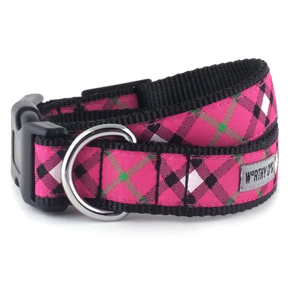 Bias Plaid Collar