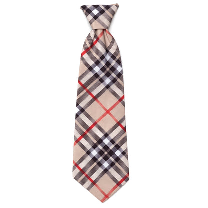 Bias Plaid Neck Tie