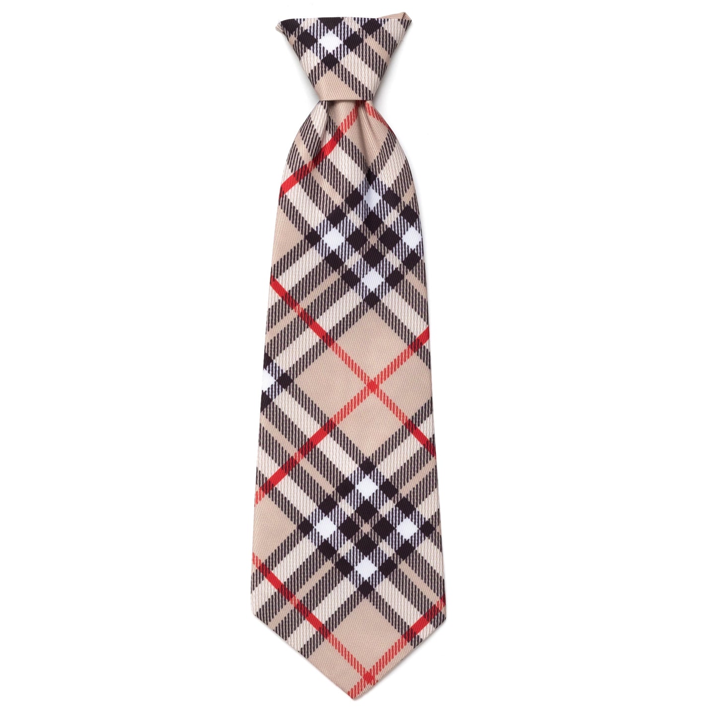 Bias Plaid Neck Tie