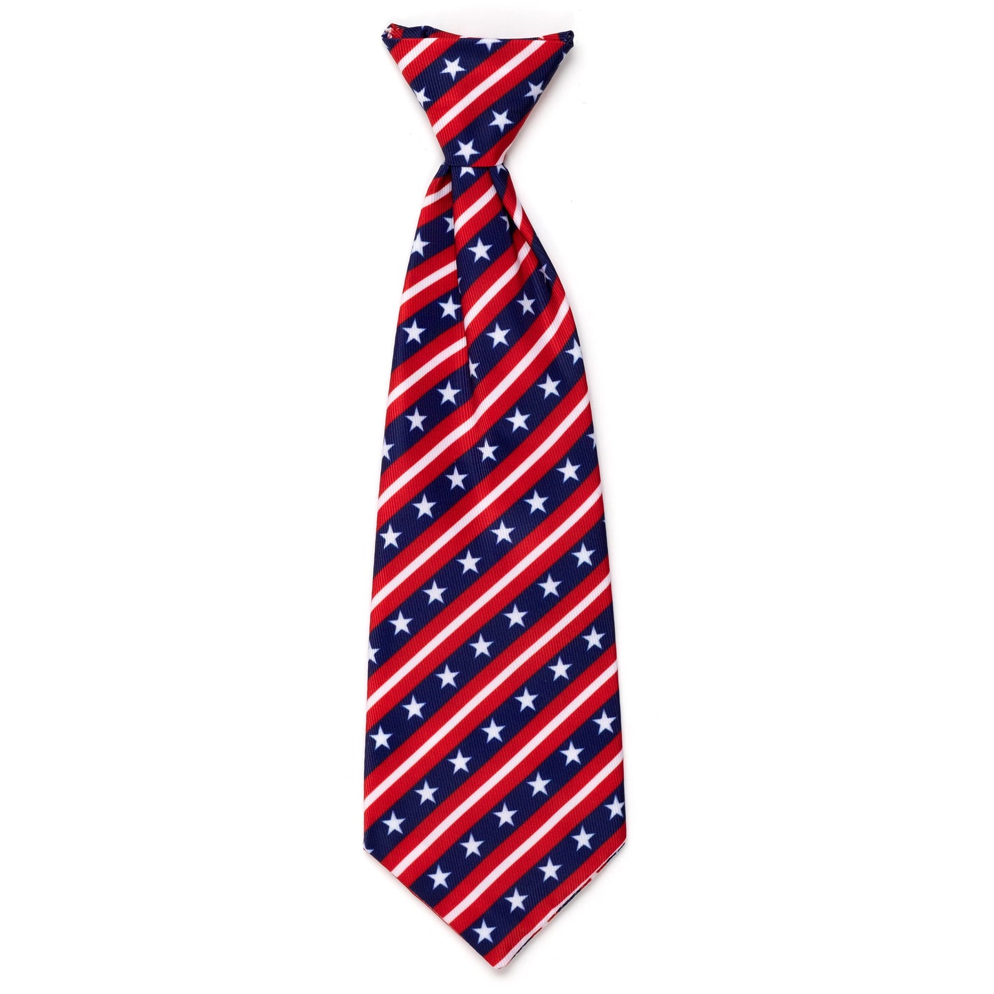 Bias Stars and Stripes Neck Tie