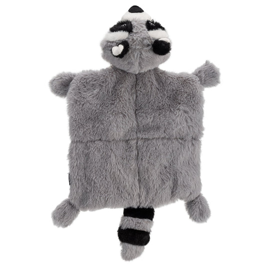 17.5" Raccoon Dog Toy with 4 Squeakers
