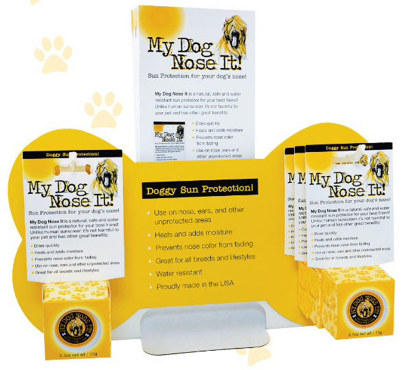 Bone Shape Display for 0.5 oz Nose Balm