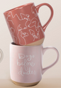 STONEWARE NEW YORK MUGS