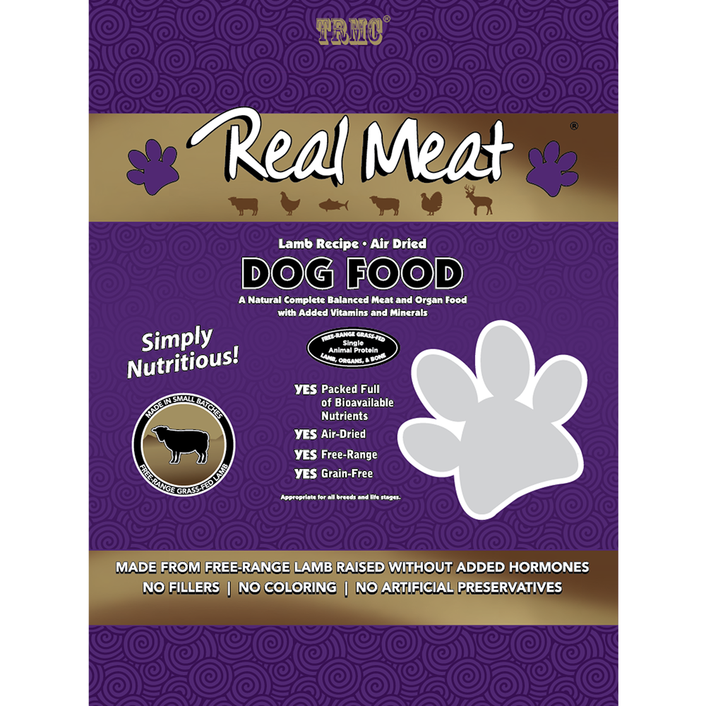 Real Meat Air Dried Lamb Dog Food 10lb
