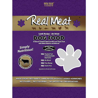 Real Meat Air Dried Lamb Dog Food 10lb
