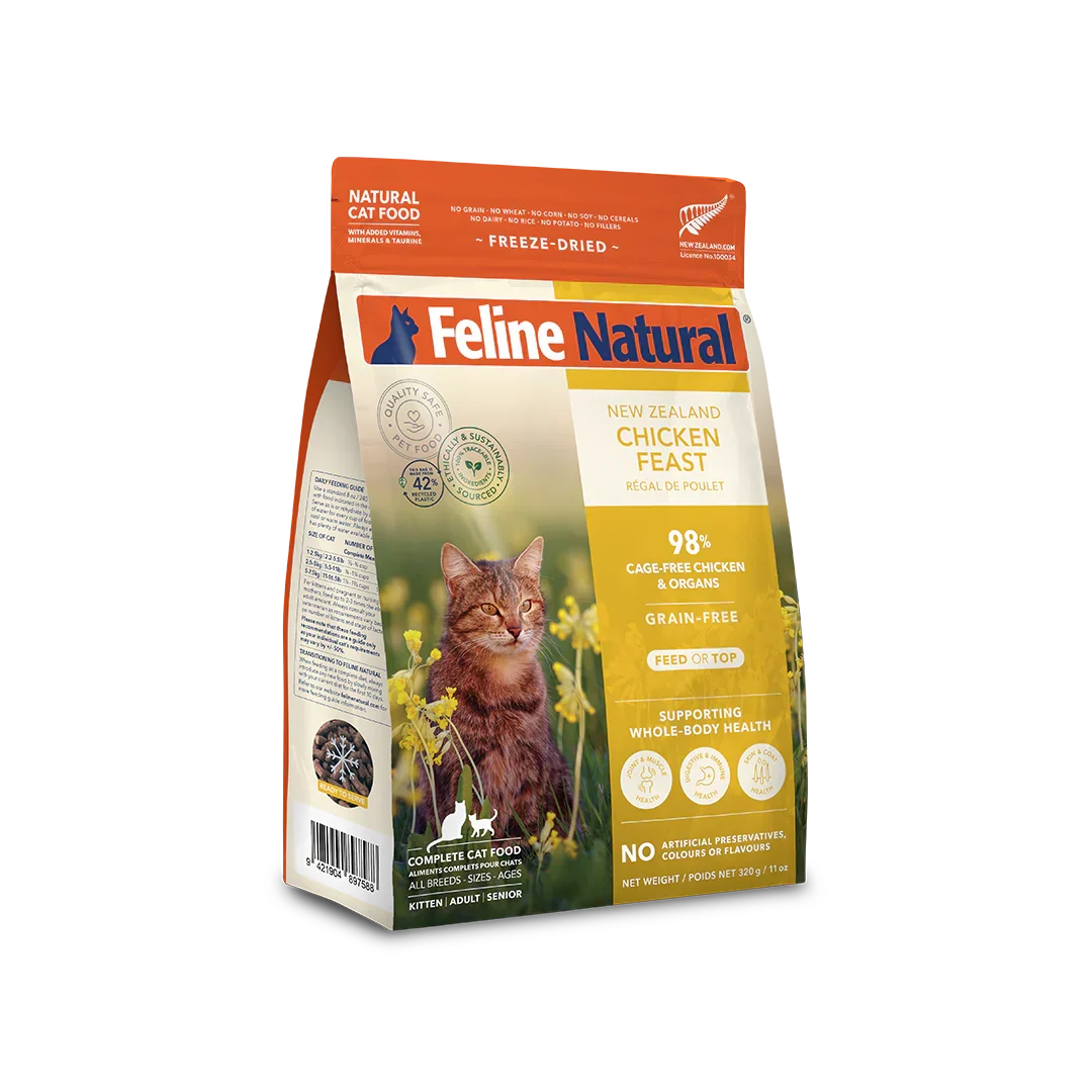Feline Natural Chicken Feast Freeze Dried Cat Food