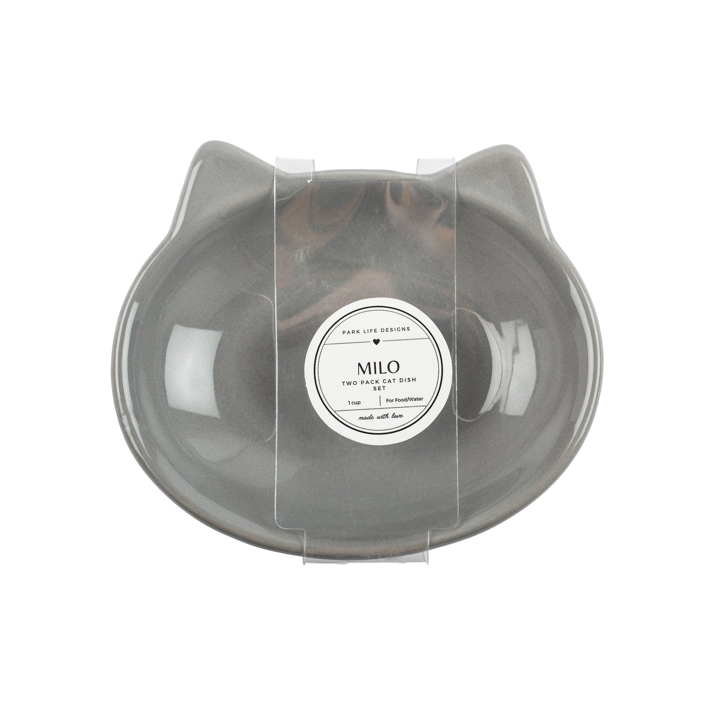 Milo 2-Pack Cat Dish Set - Park Life Designs