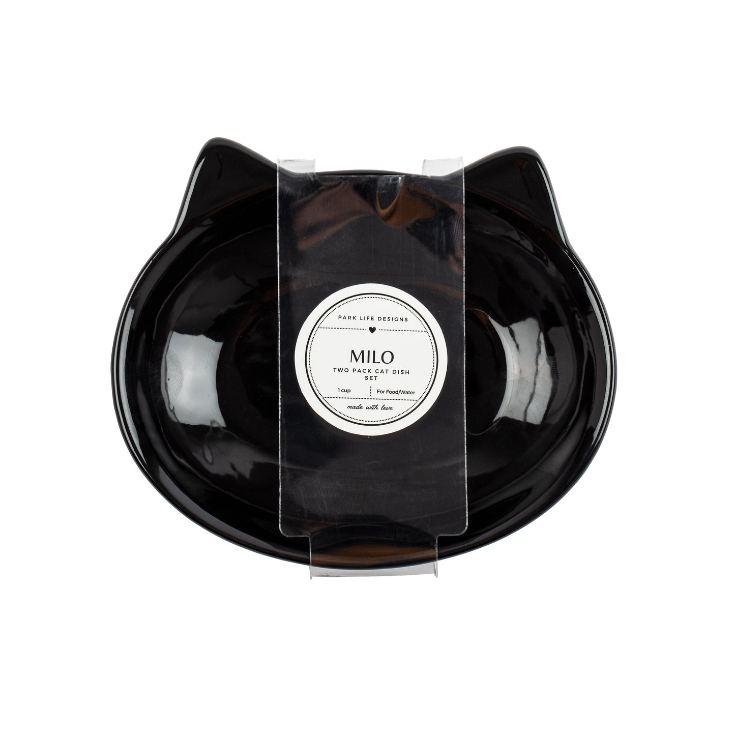 Milo 2-Pack Cat Dish Set - Park Life Designs