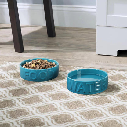 SET OF CLASSIC WATER AND FOOD BOWLS - Park Life Designs
