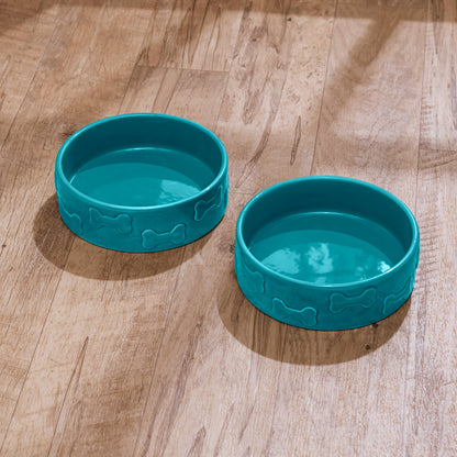 SET OF TWO MANOR PET BOWLS - Park Life Designs