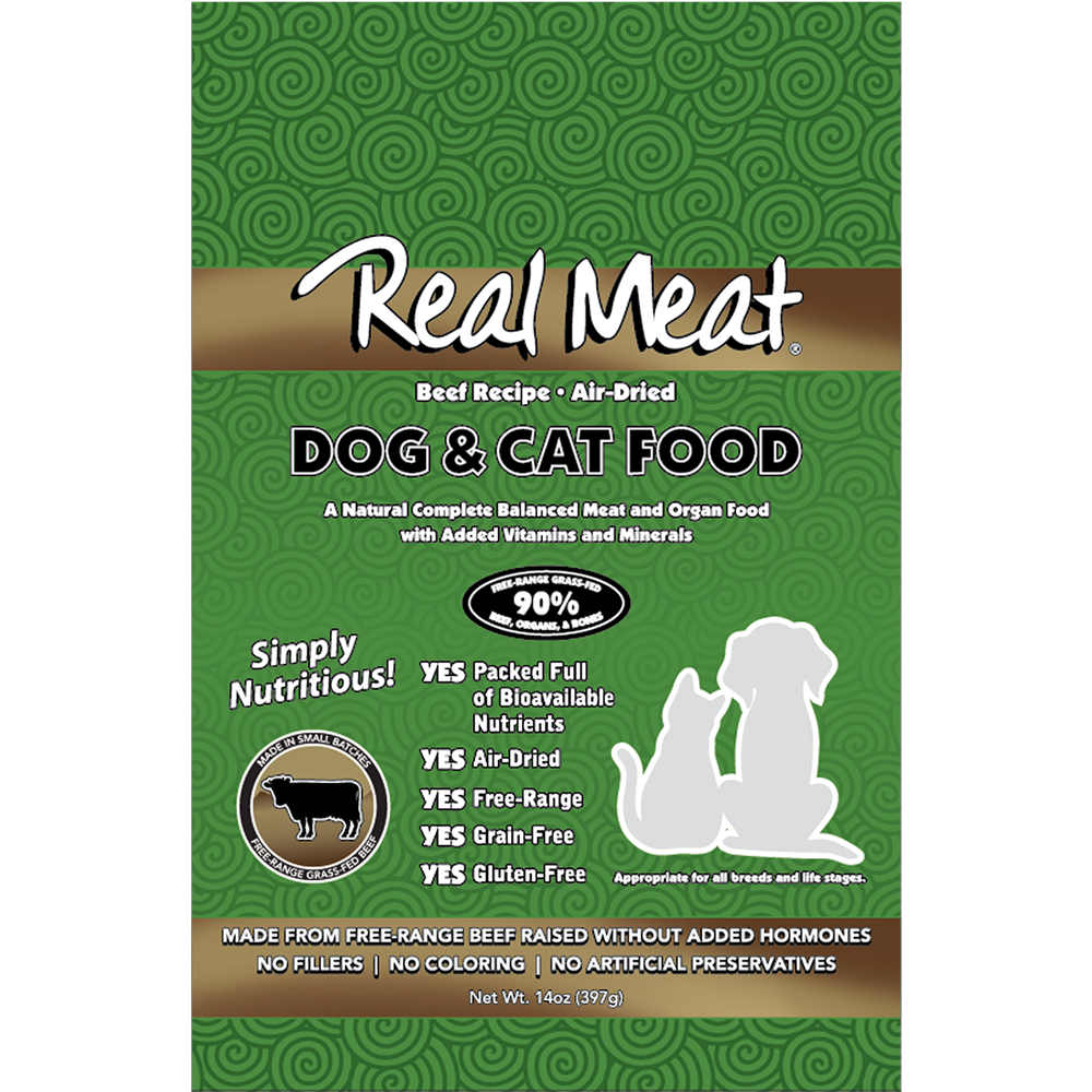 Real Meat Small Dog & Cat Beef 14oz